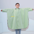 Large brim with sleeves cloak-style children's raincoat boy can carry school bag primary school students kindergarten girls poncho big children