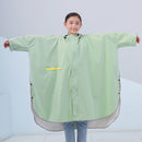 Large brim with sleeves cloak-style children's raincoat boy can carry school bag primary school students kindergarten girls poncho big children