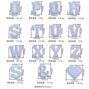 Deyiyang Epoxy Mold 29 Large Letter Silicone Mold Ornaments DIY Jewelry Amazon Hot Sale