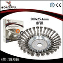 Lawn mower with 8-inch steel wire grass wheel kink 6-inch steel wire grass head accessories garden tools weeding brush