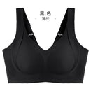 Jelly strip fat M large size underwear for women with big breasts showing small les super flat no steel ring seamless nude sense breast-collecting bra