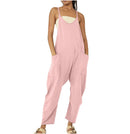 2024 European and American women's clothing ebay Amazon independent station hot style zipper pocket suspenders trousers jumpsuit overalls