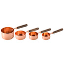 Measuring Spoon Wooden Handle Stainless Steel Measuring Cup Measuring Spoon 8-piece Baking Tools