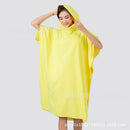 Foreign trade hooded beach changing quick-drying bathrobe microfiber cloak bath towel diving surfing beach cloak