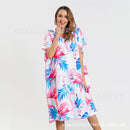 Foreign trade hooded beach changing quick-drying bathrobe microfiber cloak bath towel diving surfing beach cloak