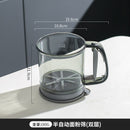Flour sieve handheld semi-automatic flour filtering artifact baking special sieve home kitchen ultra-fine filter cup net