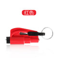 Car key chain hammer three-in-one vehicle with broken window hammer multi-functional emergency escape hammer mini window breaker