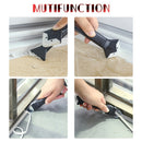 Factory direct sales cross-border popular multi-functional silicone glue spatula tile angle beauty seam glue remover knife on behalf of