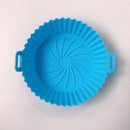 Cross-border Amazon hot style AIR FRYER silicone air fryer mat round fryer basket air fryer liner