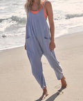 2024 European and American women's clothing ebay Amazon independent station hot style zipper pocket suspenders trousers jumpsuit overalls