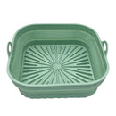 New Folding Air Fryer Silicone Baking Tray Integrated Silicone Lined High Temperature Resistant Silicone Air Fryer Mat