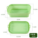 New Folding Air Fryer Silicone Baking Tray Integrated Silicone Lined High Temperature Resistant Silicone Air Fryer Mat