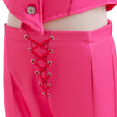 European and American new cosplay live-action Barbie movie matching set for girls stage performance slimming two-piece set