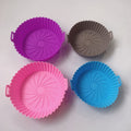 Cross-border Amazon hot style AIR FRYER silicone air fryer mat round fryer basket air fryer liner