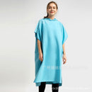 Foreign trade hooded beach changing quick-drying bathrobe microfiber cloak bath towel diving surfing beach cloak