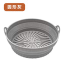 New Folding Air Fryer Silicone Baking Tray Integrated Silicone Lined High Temperature Resistant Silicone Air Fryer Mat