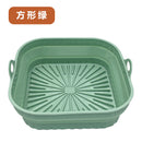 New Folding Air Fryer Silicone Baking Tray Integrated Silicone Lined High Temperature Resistant Silicone Air Fryer Mat