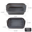 New Folding Air Fryer Silicone Baking Tray Integrated Silicone Lined High Temperature Resistant Silicone Air Fryer Mat
