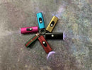 TW1602 flashlight keychain pendant flashlight USB charging foreign trade custom logo outdoor carrying