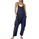 2024 European and American women's clothing ebay Amazon independent station hot style zipper pocket suspenders trousers jumpsuit overalls
