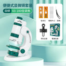 Portable Children Microscope Toy Primary School Student Science Experiment Toy Set Organization Popular Package Wholesale