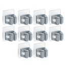 Mop rack free punching mop clip mop hook bathroom rack artifact strong wall hanging storage load-bearing kitchen