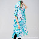 Foreign trade hooded beach changing quick-drying bathrobe microfiber cloak bath towel diving surfing beach cloak