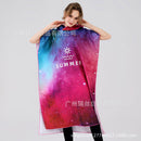 Foreign trade hooded beach changing quick-drying bathrobe microfiber cloak bath towel diving surfing beach cloak