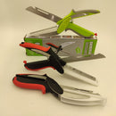 Stainless steel smart scissors six in one multifunctional kitchen fruit and vegetable scissors chicken bone scissors camping picnic cutting scissors