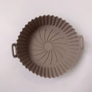 Cross-border Amazon hot style AIR FRYER silicone air fryer mat round fryer basket air fryer liner