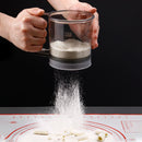 Flour sieve handheld semi-automatic flour filtering artifact baking special sieve home kitchen ultra-fine filter cup net