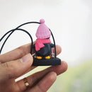 Swing penguin car pendant decoration car aromatherapy pendant perfume rearview mirror pendant car interior decoration supplies
