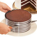 Spot stainless steel sliced cake mold size telescopic cake mold layered mousse circle kitchen gadgets