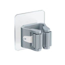 Mop rack free punching mop clip mop hook bathroom rack artifact strong wall hanging storage load-bearing kitchen