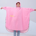 Large brim with sleeves cloak-style children's raincoat boy can carry school bag primary school students kindergarten girls poncho big children
