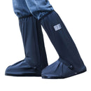 Rain shoe covers waterproof and non-slip men's rain-proof shoe covers outer wear water shoes women's thickened wear-resistant high-tube rain foot covers rain boots