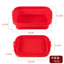 New Folding Air Fryer Silicone Baking Tray Integrated Silicone Lined High Temperature Resistant Silicone Air Fryer Mat