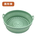 New Folding Air Fryer Silicone Baking Tray Integrated Silicone Lined High Temperature Resistant Silicone Air Fryer Mat