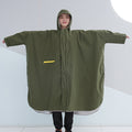 Large brim with sleeves cloak-style children's raincoat boy can carry school bag primary school students kindergarten girls poncho big children