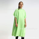 Foreign trade hooded beach changing quick-drying bathrobe microfiber cloak bath towel diving surfing beach cloak