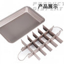 Amazon hot selling non-stick brownie baking pan cake mold square bread non-stick baking pan baking thickened solid bottom