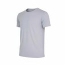 Camiseta esportiva masculina de secagem rápida gola redonda e respirável