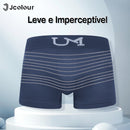 12 Peças，Cueca boxer masculina，Confortável e macio, esportivo e respirável，Corte tridimensional，Cueca masculina