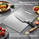 Tábua De Corte Profissional Aço Inox de Qualidade Multiuso, Fácil Limpeza, Carnes, Frutas E Legumes