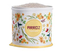 Tupperware Pote Porta Mantimento Caixa Floral Arroz 5kg Pote Porta Mantimento